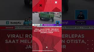 Viral Roda Mobil Terlepas saat Melaju di Jalan Otista Jakarta Timur