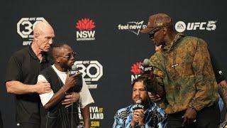 Israel Adesanya Confrontation EXPLODES on Manel Kape  UFC 293 Press Conference
