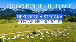 Bosna i Hercegovina - Stećci - Dugo polje - Blidinje Bosnia & Herzegovina - Stecak tombstones