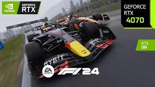 F1 24  RTX 4070 4K 1440p 1080p DLSS 3.5 Frame Generation  i7 10700F  PC Performance