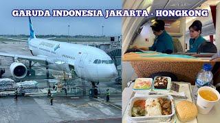 FLIGHT EXPERIENCE GARUDA INDONESIA A333 JAKARTA - HONGKONG