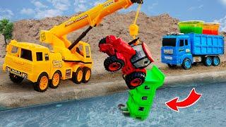 Đồ chơi ô tô JCB - Xe cứu hỏa Xe cẩu Xe ben cứu hộ và lắp ráp Xe đầu kéo mini - Đồ chơi cho bé