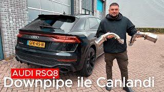 Audi RSQ8 Egzoz Modifiye Yaptık - Downpipe İle Egzoz Sesi Mükemmel Oldu Araba Canlandı