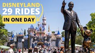 Riding Every Ride at Disneyland in One Day