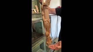 Ножка Кабриоль из древесной пасты