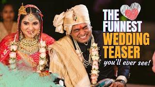 This VIRAL wedding teaser is going to make you laugh HARD  Deejal Gadi  Gautam & Mahima