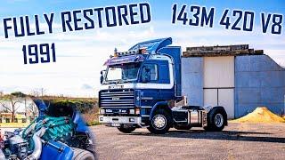 THE LIVING LEGEND 1991 Scania 143M 420 V8  *Fully Restored* *100th Anniversary Model*