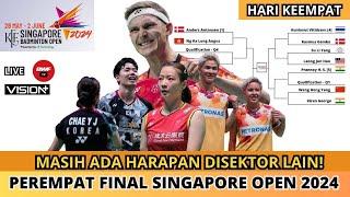 JADWAL PEREMPAT FINAL SINGAPORE OPEN 2024live INEWS TV 11.00 WIB #singaporeopen2024