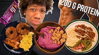 Full Day of Eating for Fat Loss 200 g protein