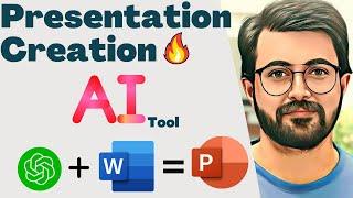 Create astonishing presentation using free AI tool  Best trick ever to develop PPT using ChatGPT