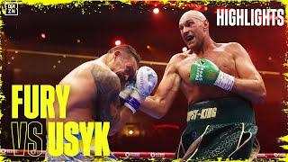 Tyson Fury vs Oleksandr Usyk  Boxen  DAZN Highlights