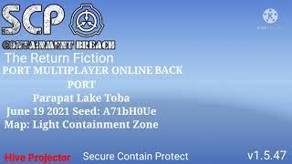 SCP - Containment Breach The Return Fiction Menu? Hive Projector SCPCB Deleted Scenes v1.5.47