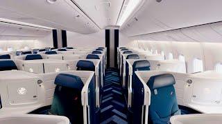 AIR FRANCE new Business Class Suite  Boeing 777 Paris to Johannesburg trip report SO CHIC