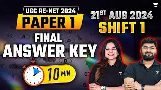 UGC Re-NET Live Paper Analysis From Centre  UGC NET Re Exam August 2024 Paper Analysis Shift 1