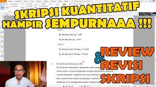 SKRIPSI KUANTITATIF HAMPIR SEMPURNA - Tips Skripsi