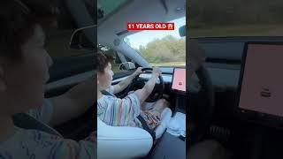 11 Year Old Does 0-60 Launch In A Tesla