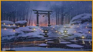 Japanese Winter Ambient with Flute Sounds Background Sleep Meditation Study Soothing Relaxation