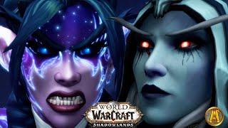 Tyrande Fights Sylvanas To DEATH Cinematic - Anduin Attacks Winter Queen WoW Dragonflight Catchup