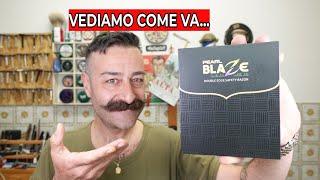 PROVO IL RASOIO  BLAZE DI PEARL SHAVING -  NAJRAN OFFICINA ARTIGIANA MILANO