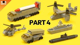Lego Military Mini Vehicles - Part 4 Tutorial