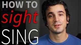Learn how to SIGHT SING. Interactive singing lesson