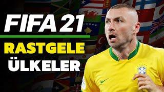 FUTBOLCULARIN ÜLKELERİNİ RASTGELE DEĞİŞTİRMEK  FIFA 21 KARİYER MODU REBUILD