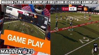MADDEN 21 THE YARD GAMEPLAY FIRST LOOK AT THE YARD CONSOLE GAMEPLAY  MADDEN 21 THE YARD