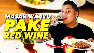 MASAK WAGYU SIRLOIN WITH RED WINE REDUCTION SAUCE