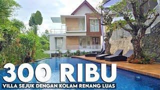 VILLA MODERN VIEW GUNUNG⁉️ Review Villa Liburan Di Bukit Panderman Batu - Malang  Azcarya Villa