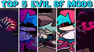Top 5 Evil BF Mods - Friday Night Funkin’