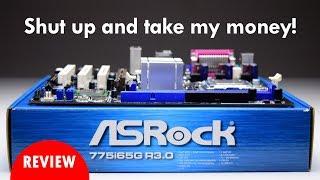 Asrock 775i65G R3.0 Retro Motherboard Review Socket 775 with AGP