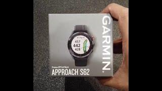 Garmin Approach S62 - unboxing review and menu walkthrough - the ultimate golf watch