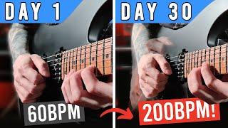 How To Build Guitar Speed FAST Just Practice THIS