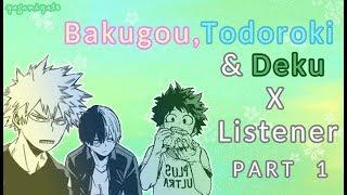 Kissing Game.. Bakugou Katsuki Deku & Shoto Todoroki x listener ASMRBNHA Spicy Ver