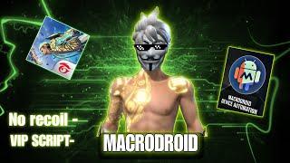 AIM LOCKED HACKED SCRIPT MACRODROID  NEW HEADSHOT SCRIPT FF MACRODROID NO RECOIL HACKE ️