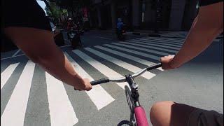 FIXED GEAR #7 DOING FOOD PANDA DELIVERIES ON A FIXIE BIKE POV