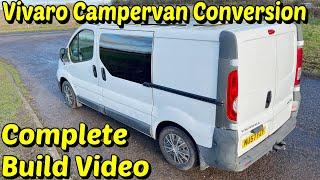 DIY Campervan Conversion - 90 Minute Vivaro Complete Van Build Video