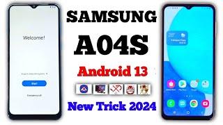 Samsung Galaxy A04S Frp Bypass Android 1213 Without PC  Samsung SM-A047F  Google Account Unlock