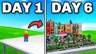 Building a Lego Minifigure CITY in 7 DAYS