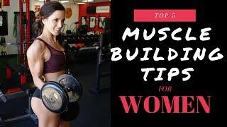 Top 5 Muscle Building Tips for Women  SCULPTED STRENGTH Ep. 7