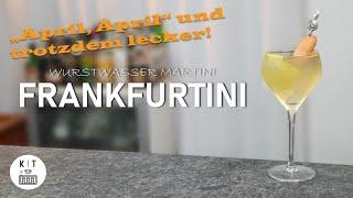 Frankfurtini Cocktail - Ein Dirty Martini mit Wurstwasser