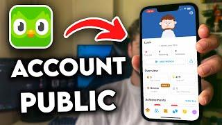 How to Make your Duolingo Account Public 2024