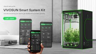 VIVOSUN Smart Grow System  How to Set Up  DIY Smart Growing Equipment