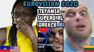 REACTION TO Stefania - SUPERGRL Greece  Eurovision 2020  FIRST TIME HEARING