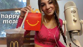 ASMR Eating McDonald’s Happy Meal