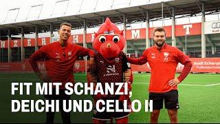 Fit mit Schanzi Deichi und Cello II