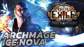 HUGE DPS and TANKS EVERYTHING - Archmage Ice Nova of Frostbolts Hierophant ft. @Goratha PoE 3.24