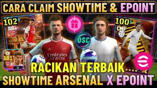 RACIKAN TERBAIK SHOWTIME ARSENAL & CARA MENUKARKAN PEMAIN DI EFOOBALL POINT SHOP EPOINT