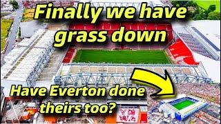 We have grass down Liverpool F.C’s Anfield Road Expansion Update