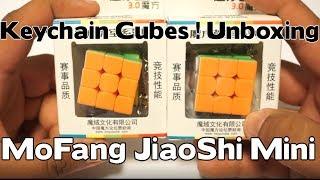 MoFang JiaoShi Mini 3x3 Keychain Cube 3.0cm Unboxing  TheCubicle.US